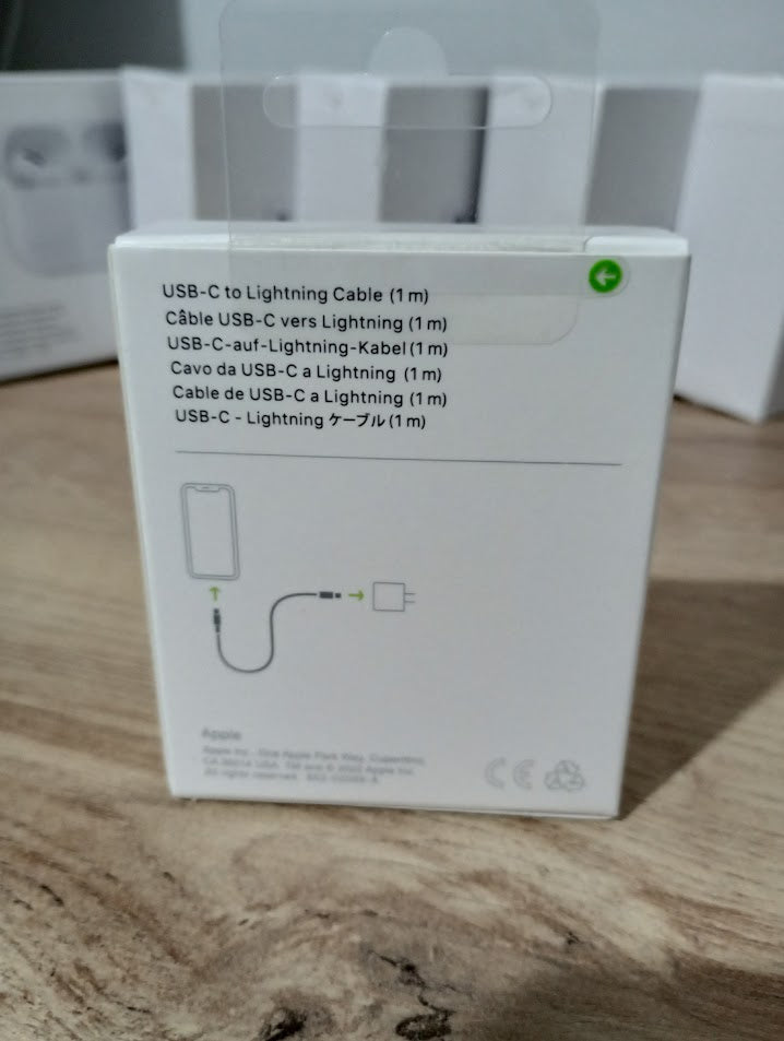 Cable lightning a USB C Iphone