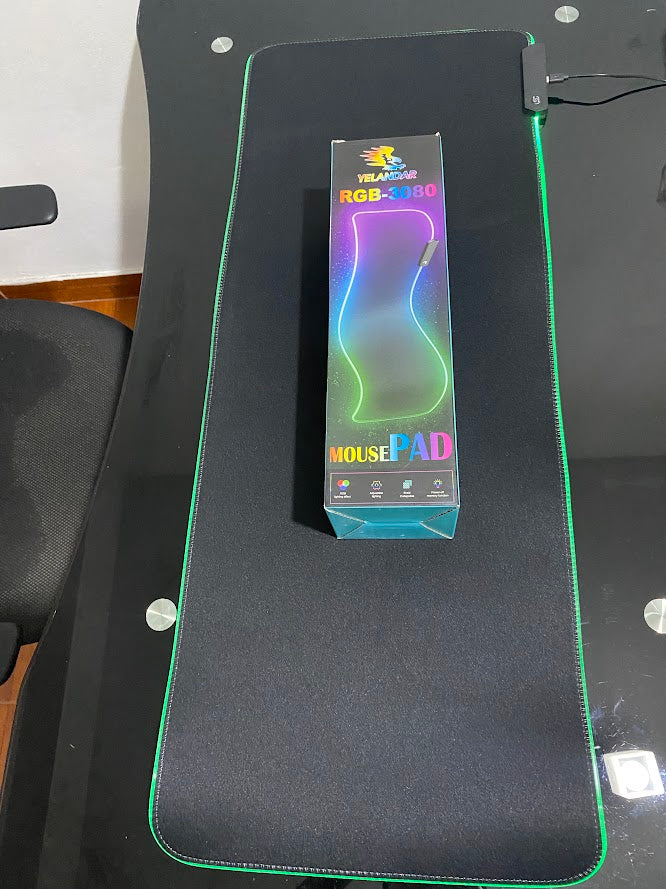 Mouse Pad Gamer con Luces LED 80x30cm