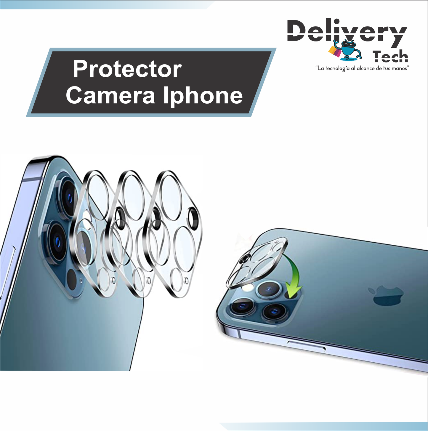 Protector de cámara iPhone 11 hasta el iPhone 14