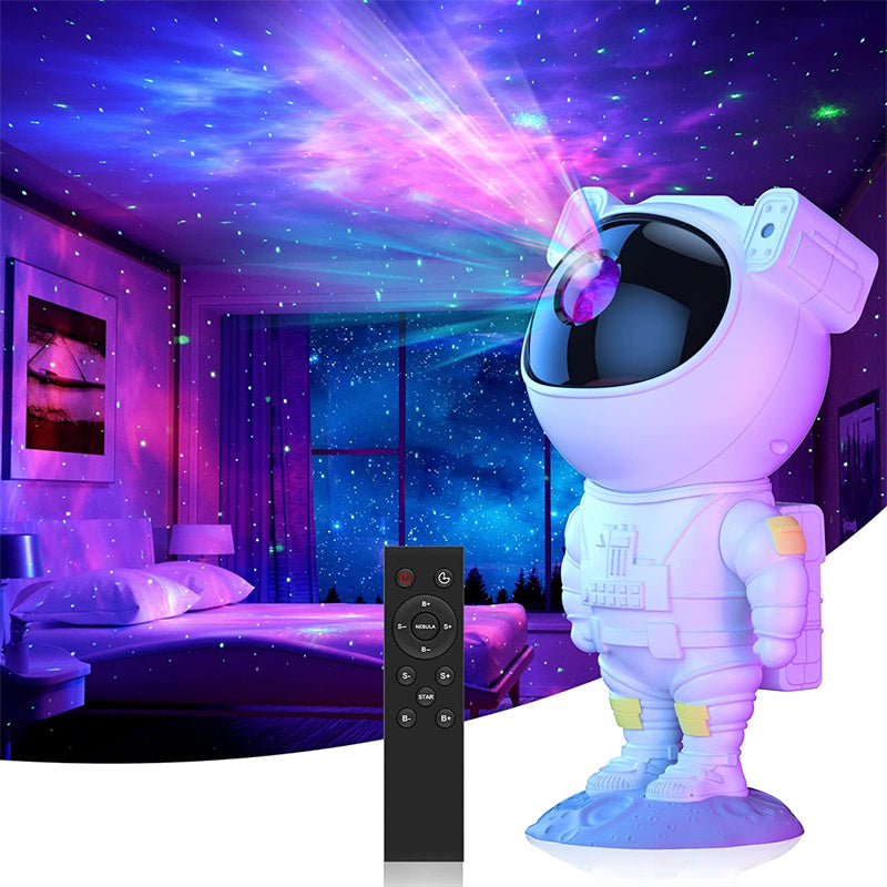 💫👩🚀🌌 Astronauta Proyector Galaxia y Estrellas | Lámpara LED Decorativa para Dormitorio y Sala 🌠✨⭐
