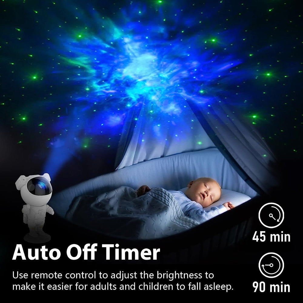 💫👩🚀🌌 Astronauta Proyector Galaxia y Estrellas | Lámpara LED Decorativa para Dormitorio y Sala 🌠✨⭐