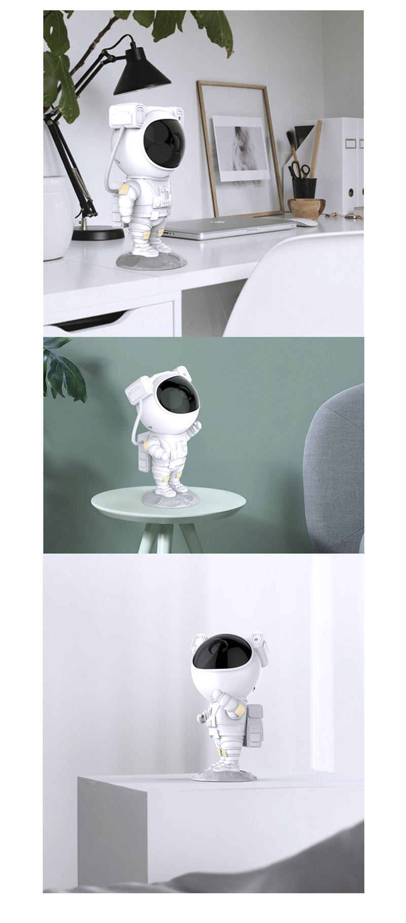 💫👩🚀🌌 Astronauta Proyector Galaxia y Estrellas | Lámpara LED Decorativa para Dormitorio y Sala 🌠✨⭐