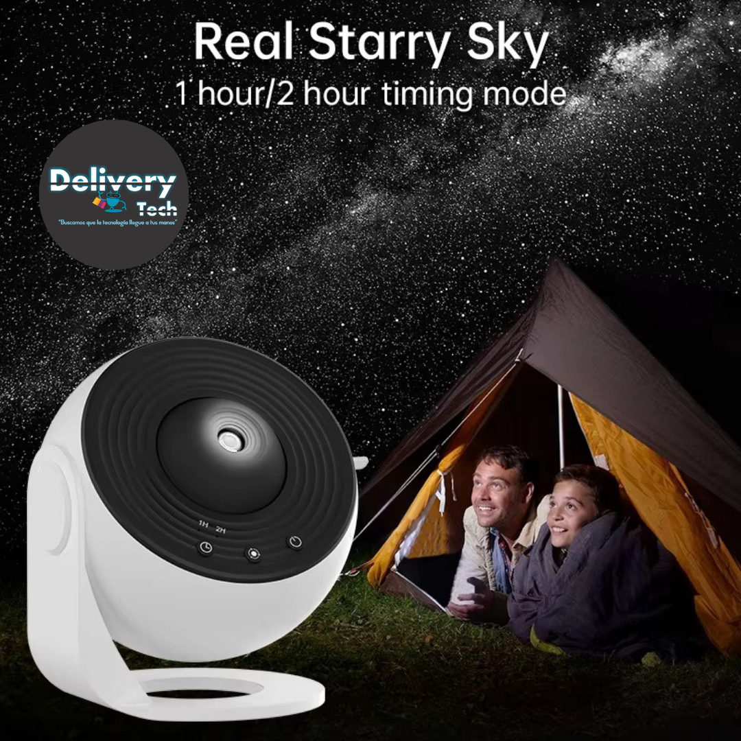 🪐💫 Proyector Planetario Estrellas 360° con 13 Discos Intercambiables para Dormitorio y Decoración🌕🌎