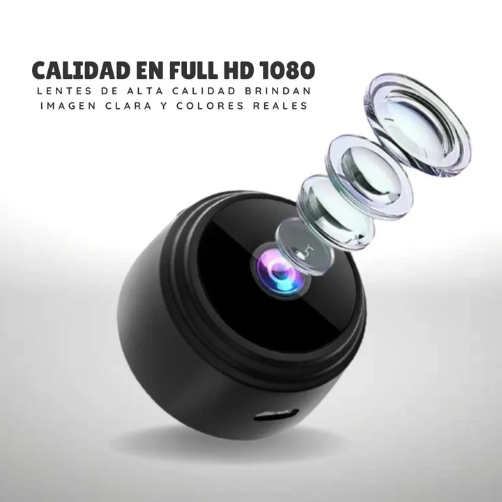 📷🔒 Mini Cámara Espía PRO 1080p | Vigilancia WiFi Oculta para Casa, Oficina y Auto🧿😍