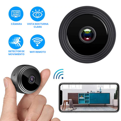 📷🔒 Mini Cámara Espía PRO 1080p | Vigilancia WiFi Oculta para Casa, Oficina y Auto🧿😍