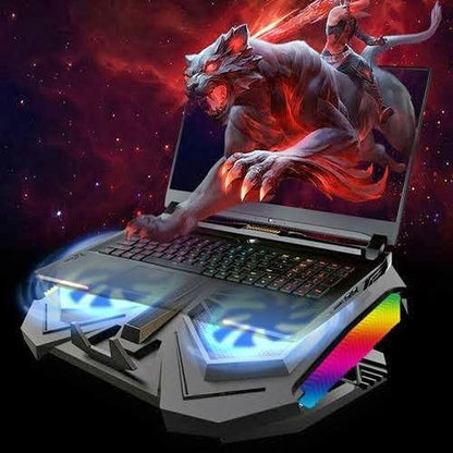 Cooler para Laptop Modelo GAMER LUCES LED