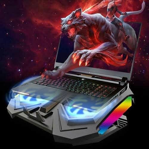 Cooler para Laptop Modelo GAMER LUCES LED