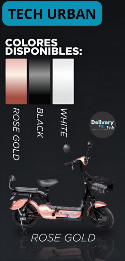 Moto Eléctrica Tech Urban Ecológica