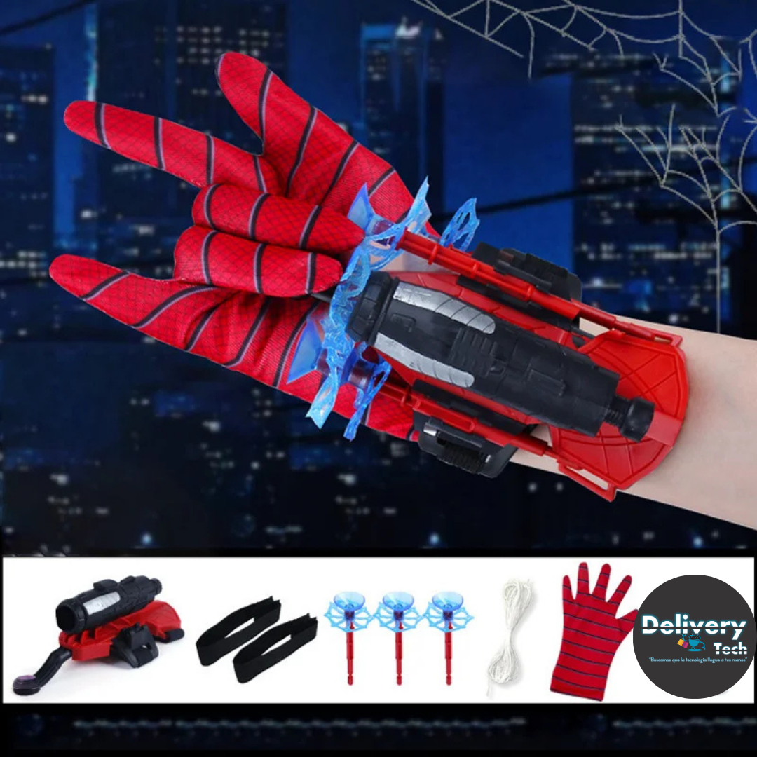 🕸️GUANTE LANZADOR ARÁCNIDO SPIDERMAN🎯