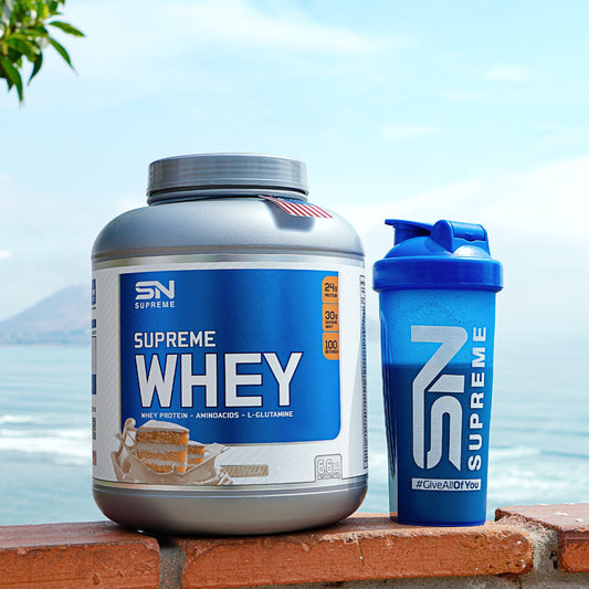 PROTEINA WHEY SUPREME 3KG + SHAKER OBSEQUIO