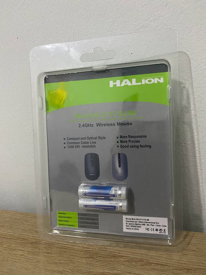 Mouse Inalámbrico Halion