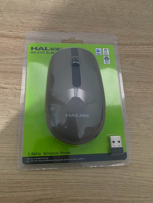 Mouse Inalámbrico Halion