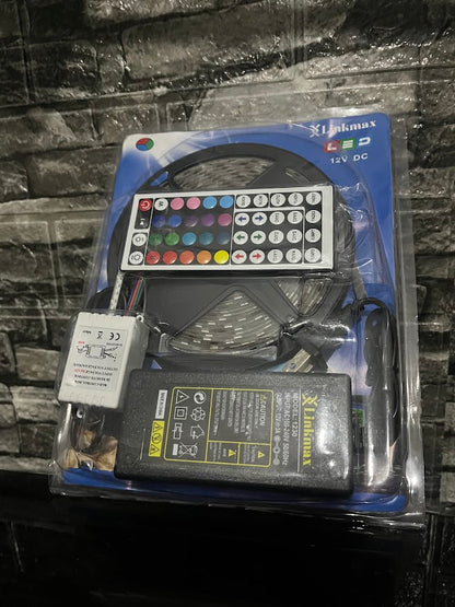 🥳Luces LED RGB 5 METROS CON CONTROL🤩✅