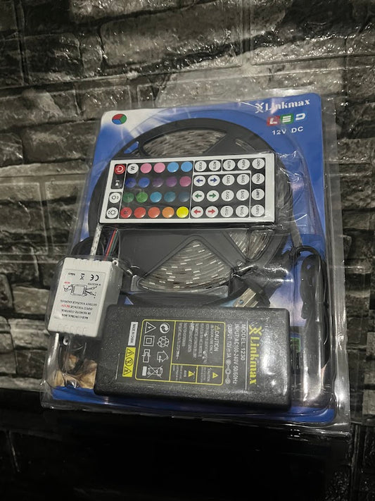 🥳Luces LED RGB 5 METROS CON CONTROL🤩✅