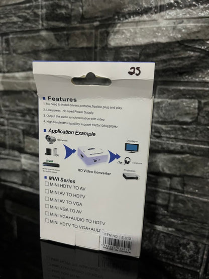 Convertidor de Televisor RCA a HDMI