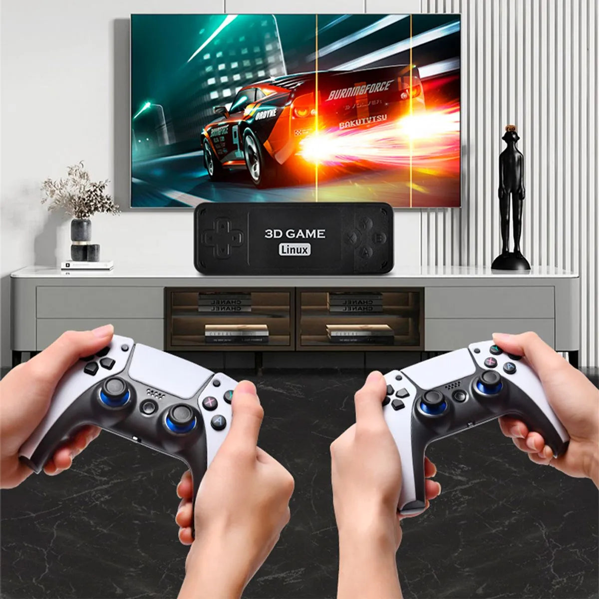 Mandos inalámbricos de la consola Modelo PS5 retro gamer