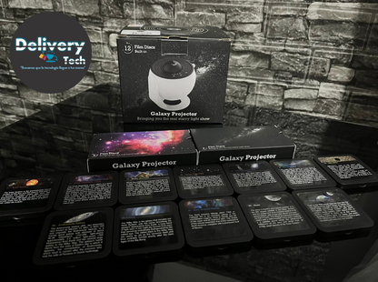 🪐💫 Proyector Planetario Estrellas 360° con 13 Discos Intercambiables para Dormitorio y Decoración🌕🌎