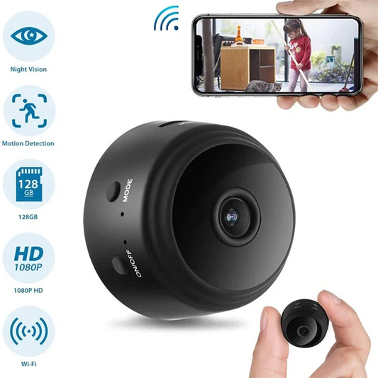 📷🔒 Mini Cámara Espía PRO 1080p | Vigilancia WiFi Oculta para Casa, Oficina y Auto🧿😍